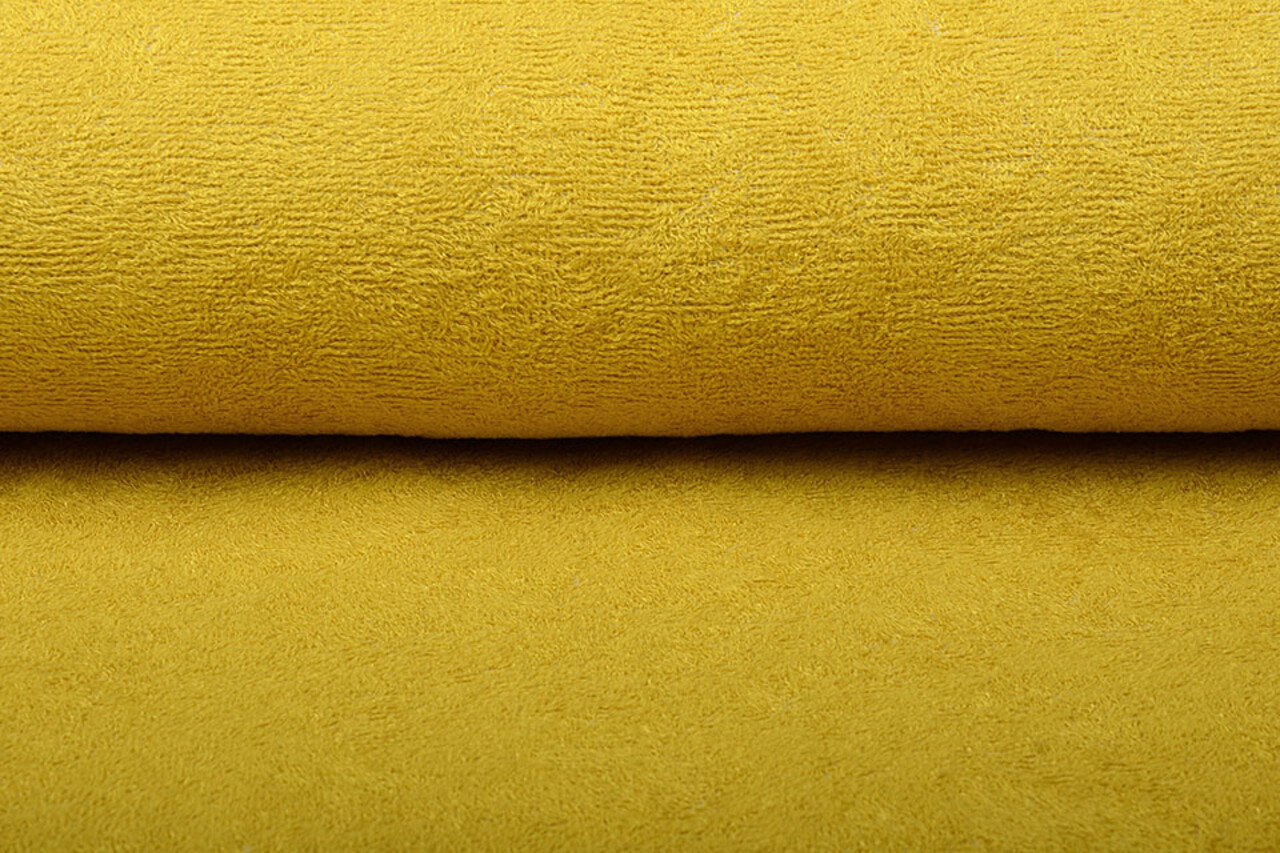 Bamboo Terry Cloth Ocher Yellow Bamboo Terry Cloth Ocher Yellow