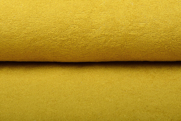 Bamboo Terry Cloth Ocher Yellow Bamboo Terry Cloth Ocher Yellow