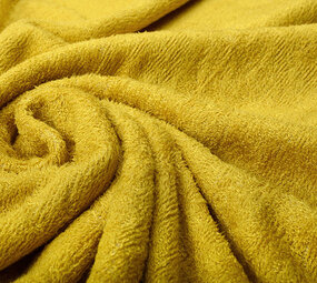 Bamboo Terry Cloth Ocher Yellow