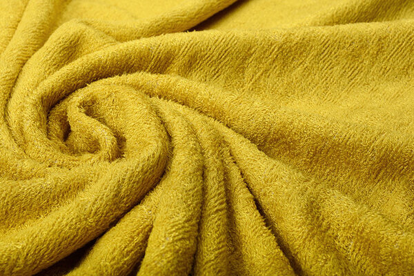 Bamboo Terry Cloth Ocher Yellow Bamboo Terry Cloth Ocher Yellow