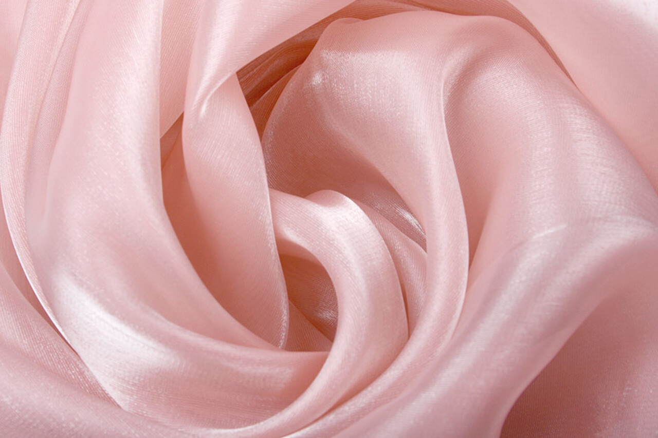 Seda Coreana Rosa Empolvado