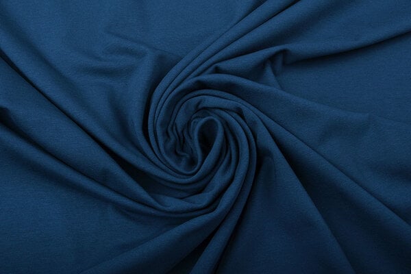 Oeko-Tex®  Cotone Jersey Blu Polizia