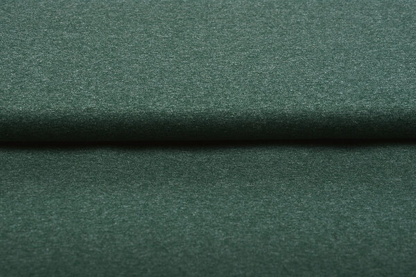 Oeko-Tex®  Jersey Stoff Baumwolle Dunkel Grün Melange Oeko-Tex®  Jersey Stoff Baumwolle Dunkel Grün Melange