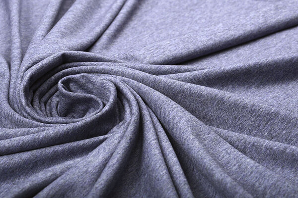 Oeko-Tex® Cotton Jersey Dark Lilac Melange Oeko-Tex® Cotton Jersey Dark Lilac Melange