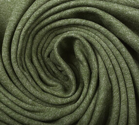 Oeko-Tex®  Jersey Stoff Baumwolle Armee Melange