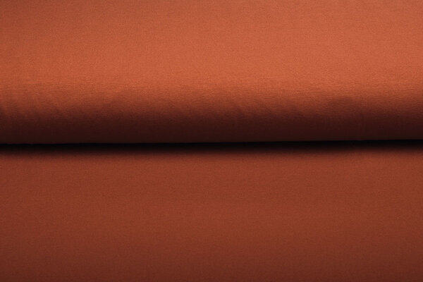 Oeko-Tex®  Jersey Stoff Baumwolle Brique