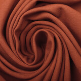 Oeko-Tex®  Jersey Stoff Baumwolle Brique