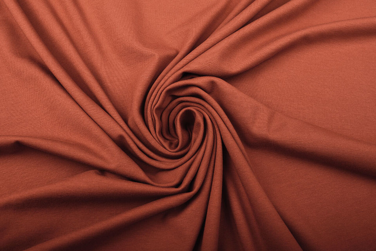 Oeko-Tex®  Cotton Jersey Brique Oeko-Tex®  Cotton Jersey Brique