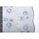 Mesh Ricamato Fiore Blu Rosa Mesh Ricamato Fiore Blu Rosa