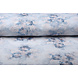 Mesh Ricamato Fiore Blu Rosa Mesh Ricamato Fiore Blu Rosa