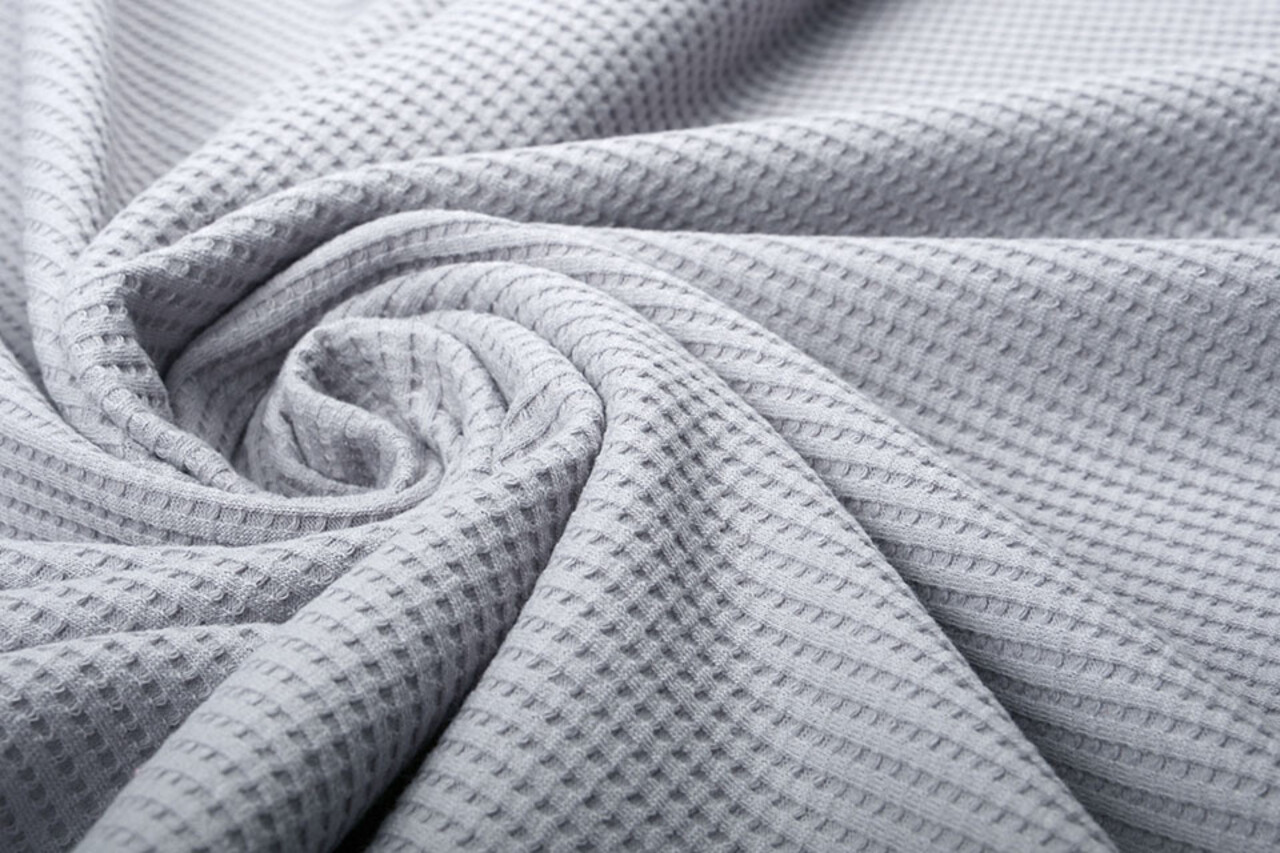 Oeko-Tex®  Baby Jersey Wafel Katoen Grijs