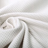 Oeko-Tex®  Baby Jersey Nido de Abeja Algodón Crema