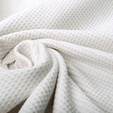 Oeko-Tex® Layette Jersey Nid d’Abeille Coton Crème Oeko-Tex® Layette Jersey Nid d’Abeille Coton Crème