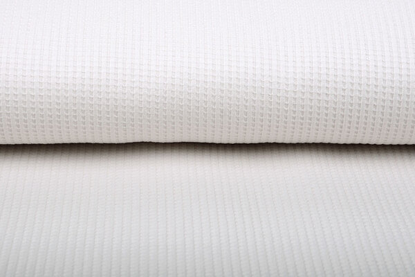 Oeko-Tex®  Baby Jersey Waffle Pique Fabric Creme Oeko-Tex®  Baby Jersey Waffle Pique Fabric Creme