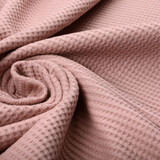 Oeko-Tex® Layette Jersey Nid d’Abeille Coton Rose Poudré Oeko-Tex® Layette Jersey Nid d’Abeille Coton Rose Poudré