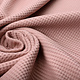 Oeko-Tex®  Baby Jersey Waffle Pique Fabric Powder Pink