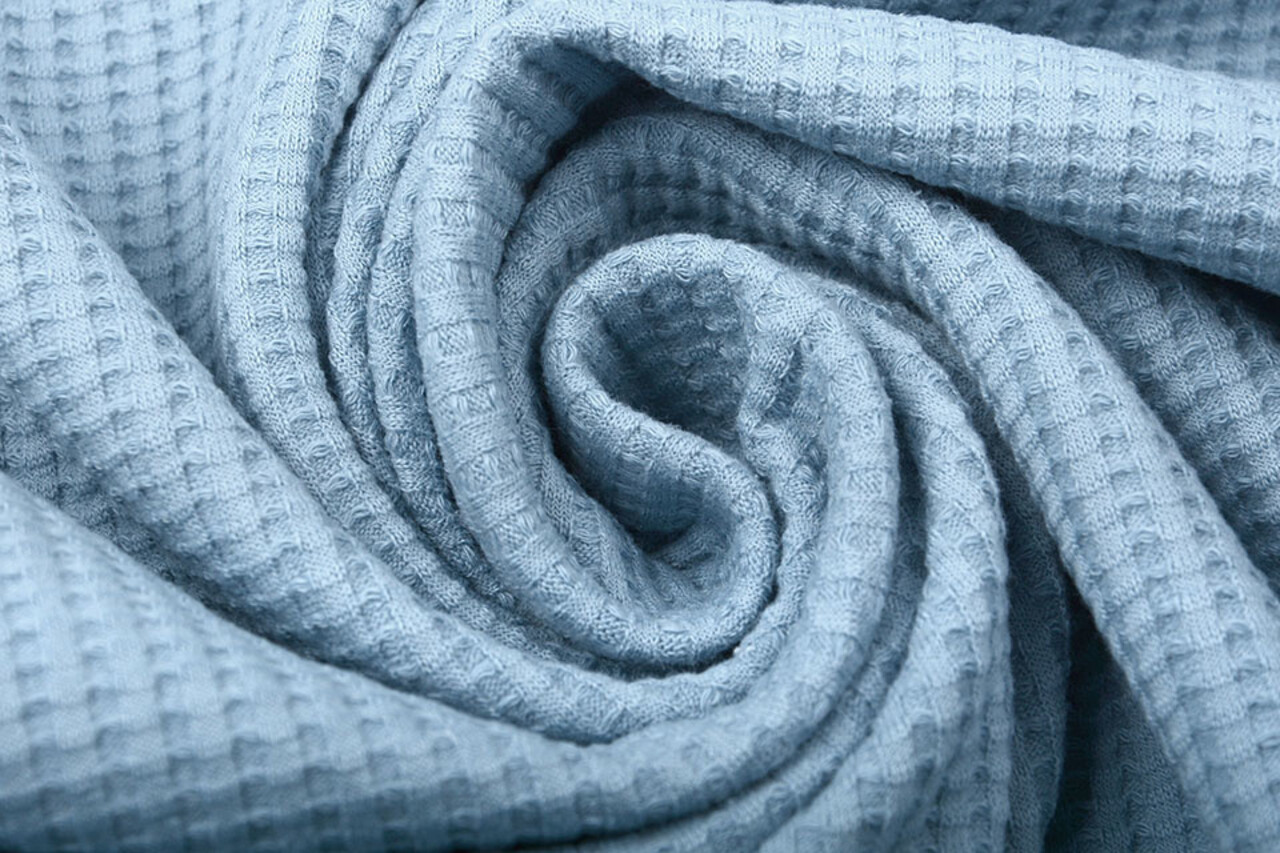 Oeko-Tex®  Baby Jersey Waffelpiqué Baumwolle Jeans