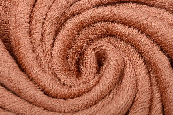 Bamboo Terry Cloth Orange Brique Bamboo Terry Cloth Orange Brique