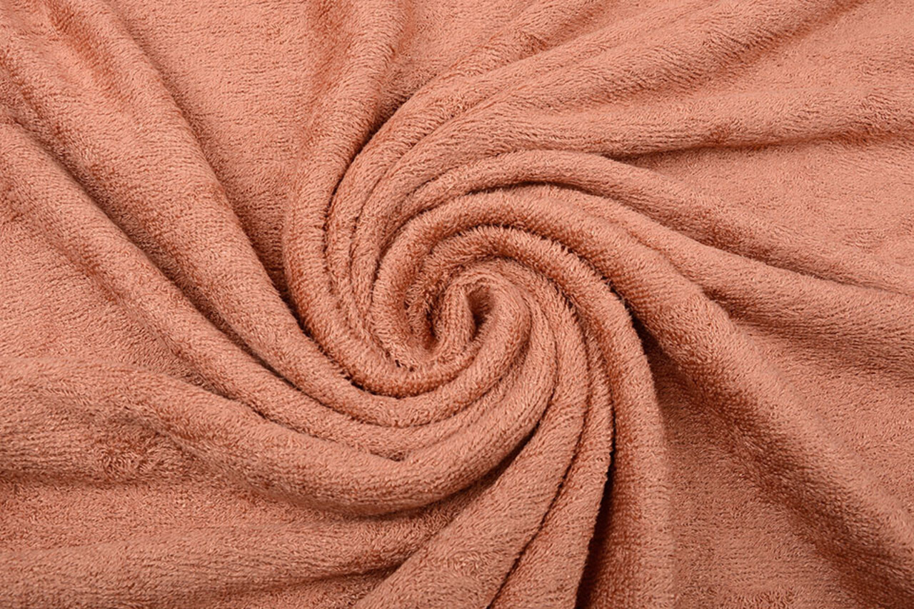 Bamboe Badstof Oranje Brique Bamboe Badstof Oranje Brique