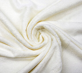 Bambou Tissu Éponge Crème