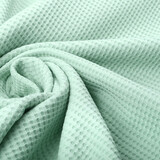 Oeko-Tex®  Baby Jersey Nido de Abeja Algodón Claro Verde Antiguo
