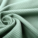 Oeko-Tex®  Baby Jersey Wafel Katoen Oud Groen Oeko-Tex®  Baby Jersey Wafel Katoen Oud Groen