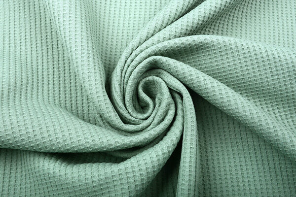 Oeko-Tex®  Baby Jersey Nido de Abeja Algodón Verde Antiguo