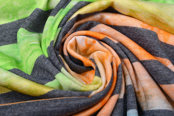 Jersey Viscose Grote Streep Multicolor 5