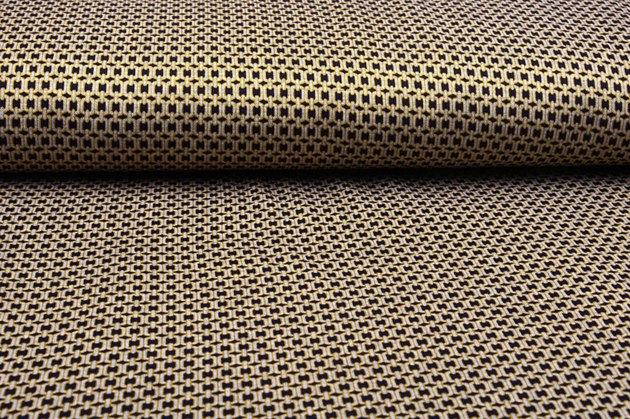 Viscose Punta Di Roma Kleine Schakelketting Marine