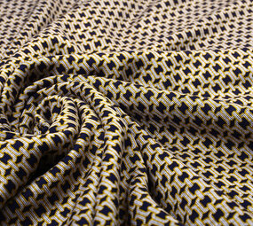 Viscose Punta Di Roma Kleine Schakelketting Marine