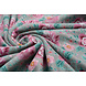 Nicki Velours Fleurs Gris
