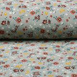 Nicky Velluto Piccole Fiori Grigio