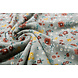 Nicky Terciopelo Pequeñas Flores Gris Nicky Terciopelo Pequeñas Flores Gris
