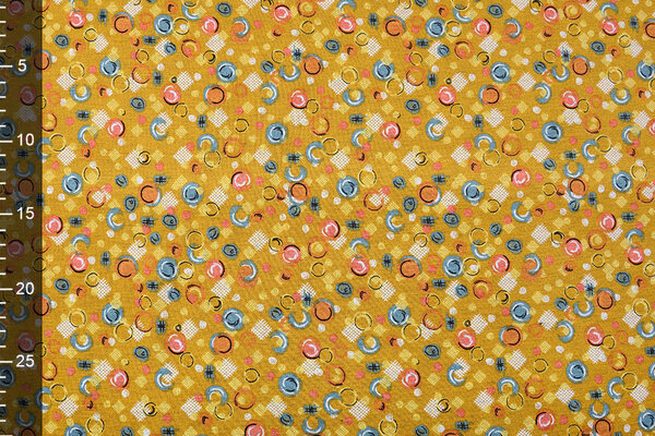 Viscose Punta Di Roma Circlio Ocher Yellow