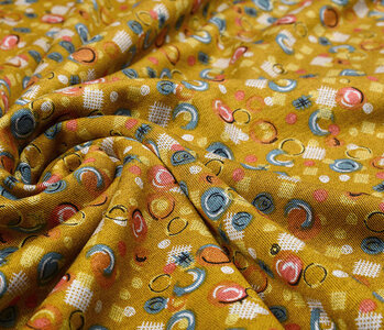 Viscose Punta Di Roma Circlio Ocher Yellow