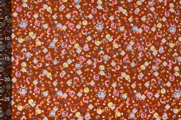 Viscose Punta Di Roma Circlio Brown Viscose Punta Di Roma Circlio Brown