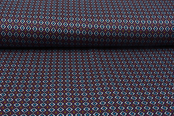 Viscose Punta Di Roma Diamond Zwart