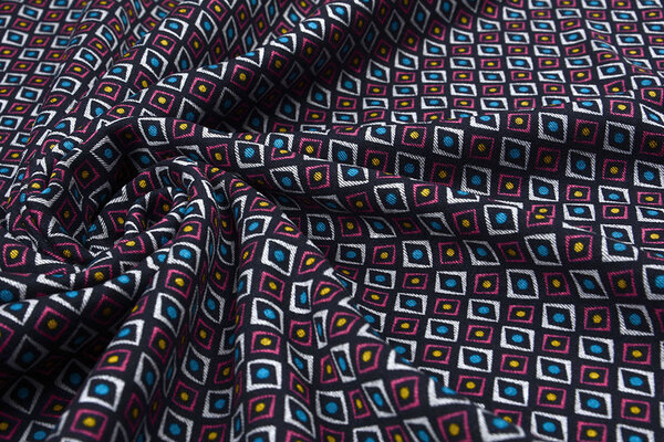 Viscose Punta Di Roma Diamond Black Viscose Punta Di Roma Diamond Black