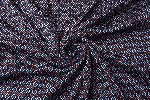 Viscose Punta Di Roma Diamond Zwart