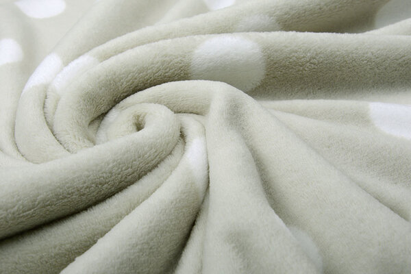 Coral Fleece Großer Punkte