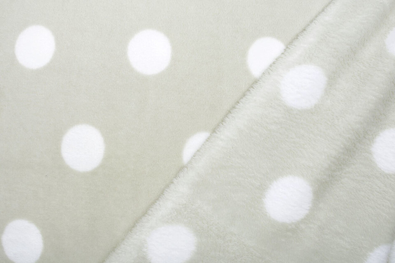 Coral Fleece Großer Punkte