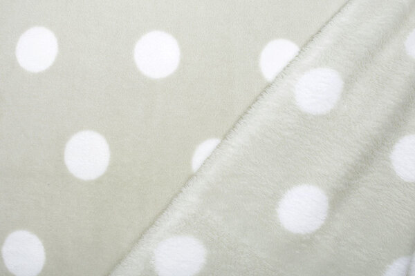 Coral Fleece Großer Punkte