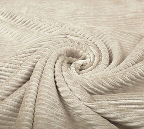 Cotone a Maglia Larga Velluto a Coste Beige Cotone a Maglia Larga Velluto a Coste Beige
