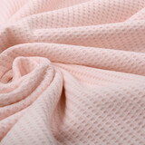 Oeko-Tex®  Baby Jersey Waffelpiqué Baumwolle Hellrosa