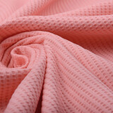 Oeko-Tex®  Baby Jersey Nido de Abeja Algodón Coral