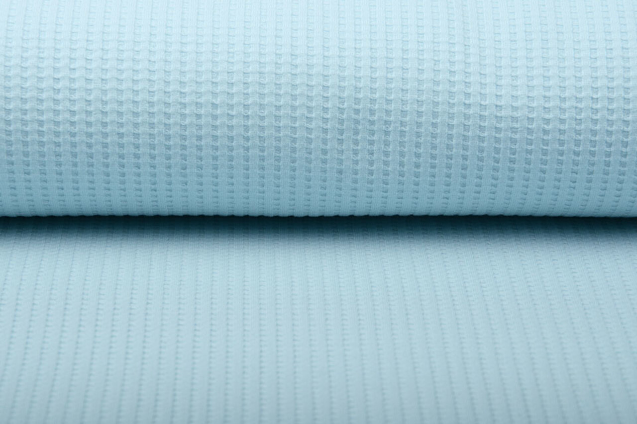 Oeko-Tex®  Baby Jersey Wafel Katoen Baby Blauw