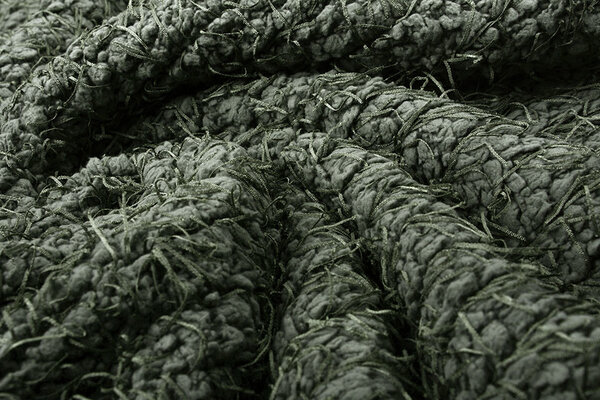 Fancy Bouclé Armeegrün