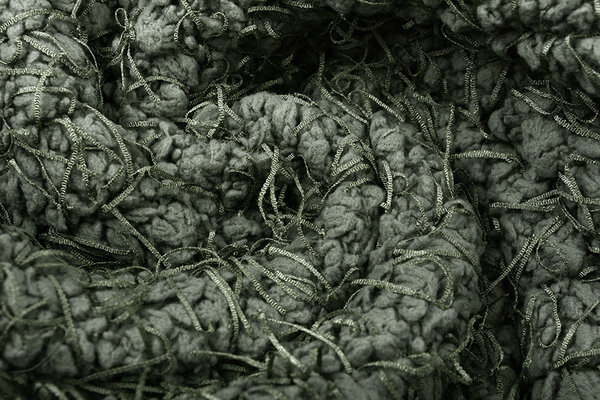 Fancy Bouclé Armeegrün