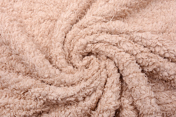Fancy Bouclé Rose Poudré