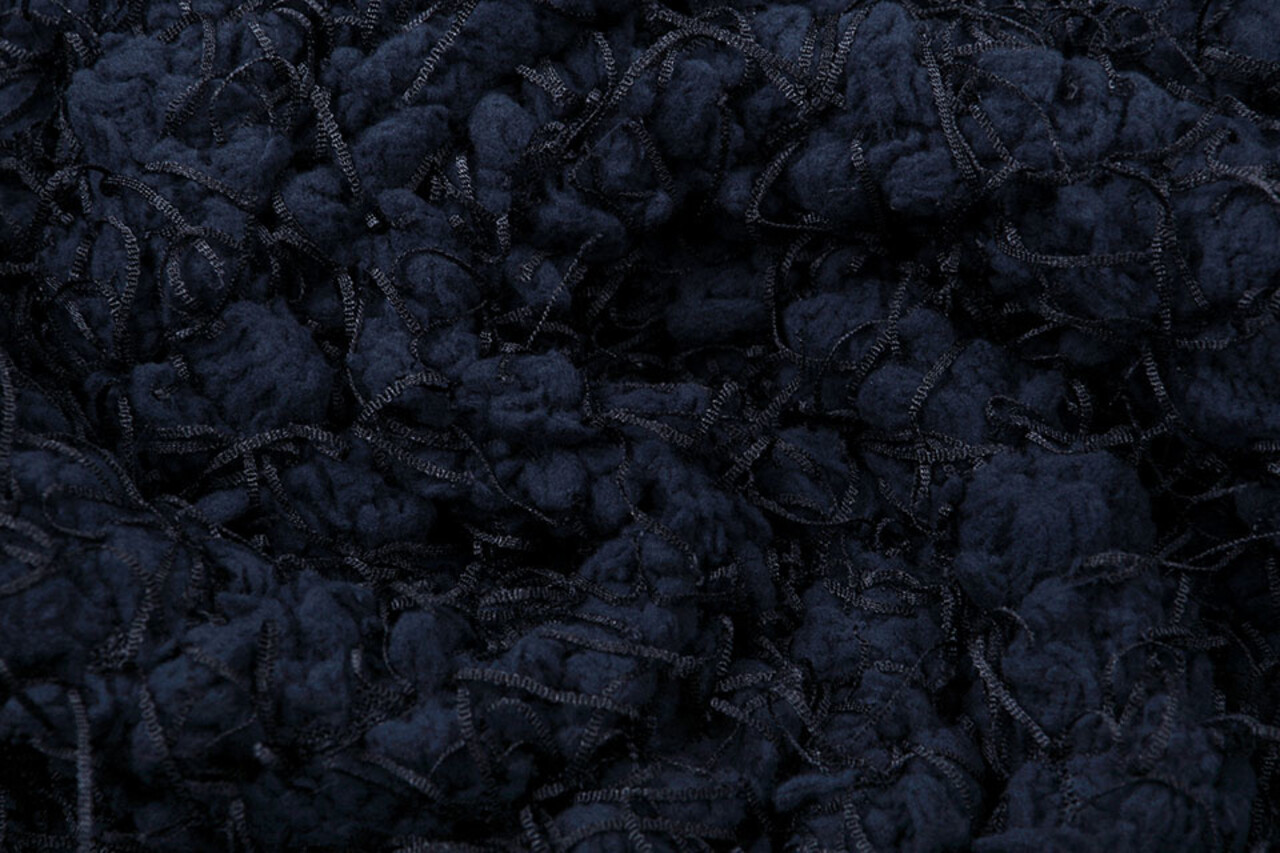 Fancy Bouclé Blu Navy